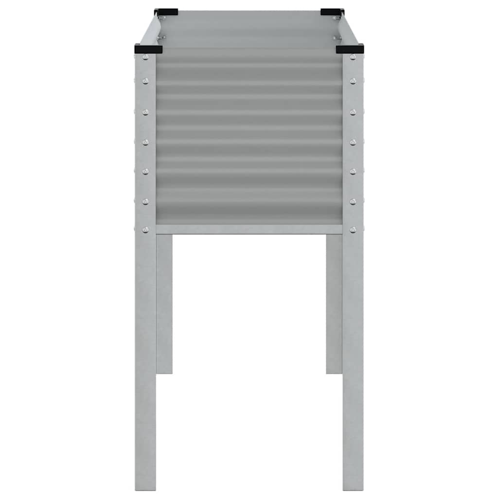 Jardinera De Acero Gris 100x45x90 Cm_5