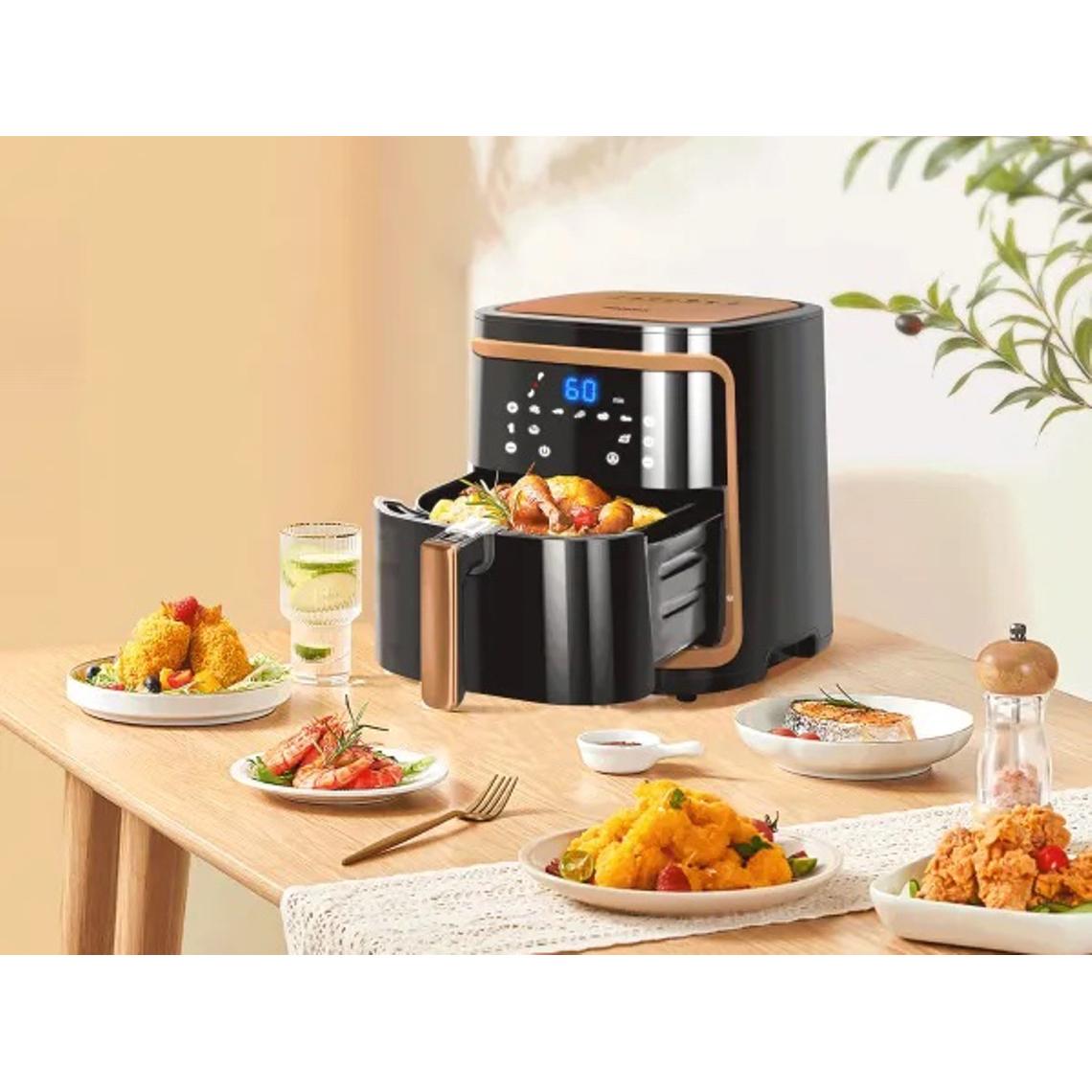 Freidora de aire 1900 W de 7L Aigostar Box ocre