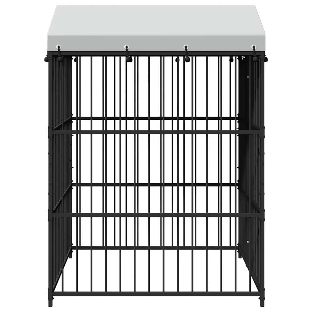 Perrera De Exterior Con Techo 150x150x210 Cm_4