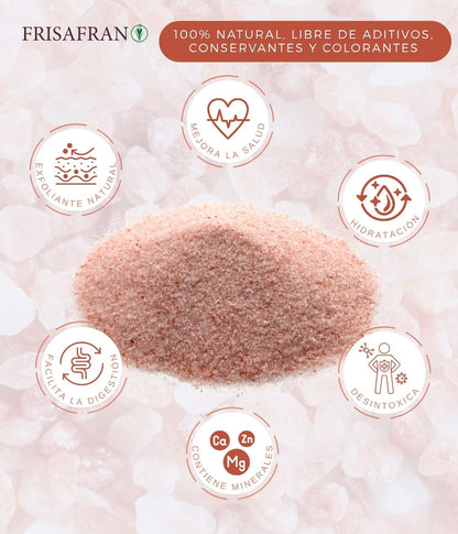 Sal Rosa Del Himalaya Fina - Calidad Y Sabor | Frisafran 500 G_1