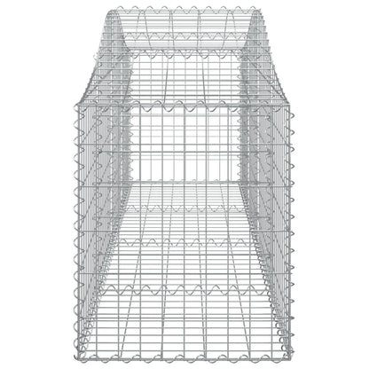 Cestas De Gaviones 40 Uds Forma De Arco Hierro 200x50x60/80 Cm_4