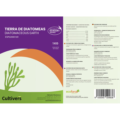 Tierra De Diatomeas Micronizada Cultivers 250 G_3