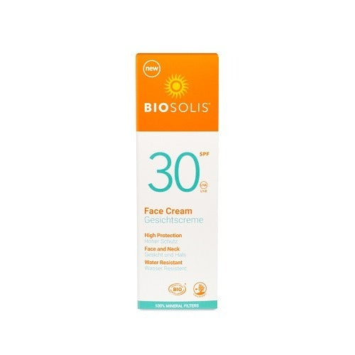 Crema protección solar facial SPF30 Biosolis