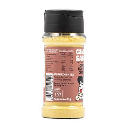 Sazonador Vegetal Sabor A Queso Parmesano 55g | Sin Gluten, Sin Alérgenos | Gimme Sabor_1