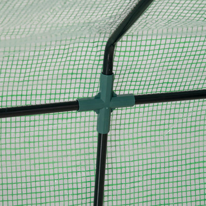 Outsunny Invernadero Pequeño Con Cubierta Doble 180x90x90 Cm Verde_4