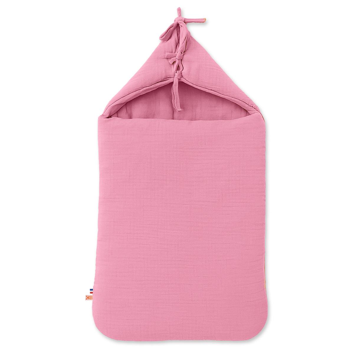 Nido De Bebé En Algodón Bio Rosa_0