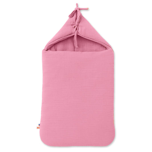 Nido De Bebé En Algodón Bio Rosa_0