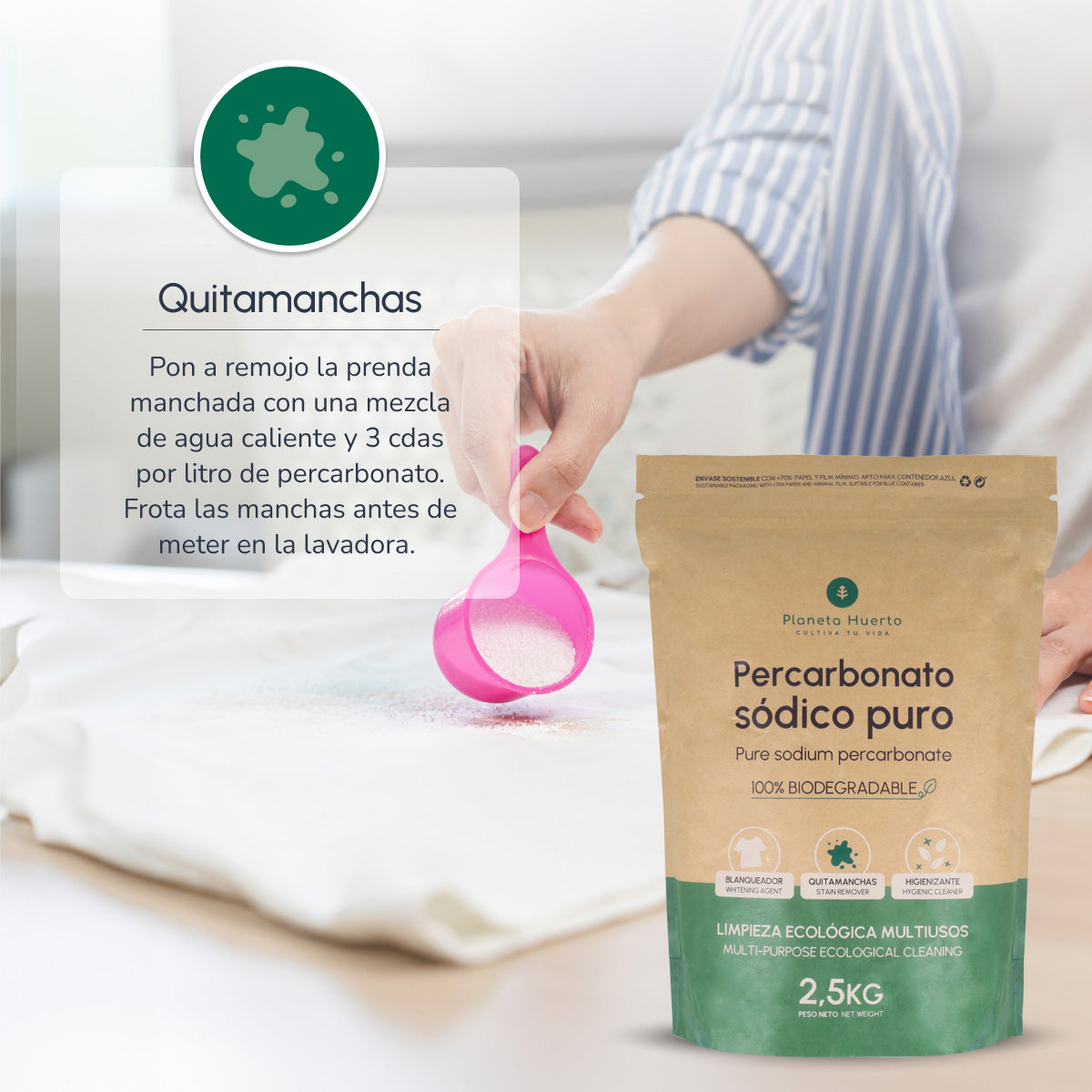 Percarbonato sódico Planeta Huerto 2,5 kg