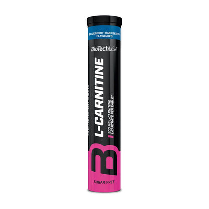 L-carnitina Efervescente 500mg - 20 Tabletas - Frambuesa - L-carnitina - Biotech Usa_0