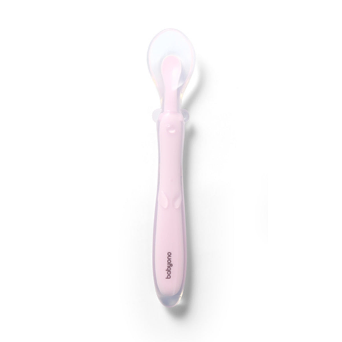 Cuchara De Silicona Flexible Para Bebés Rosa_2