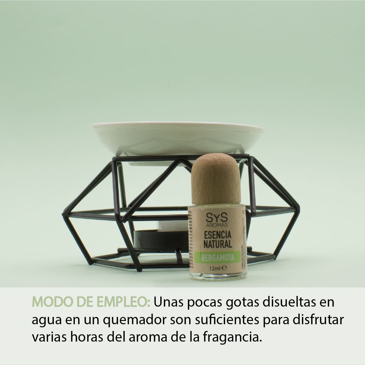 Esencia Natural Bergamota SYS Aromas 12 ml | Aroma Cítrico y Floral | Para Quemadores y Humidificadores_1