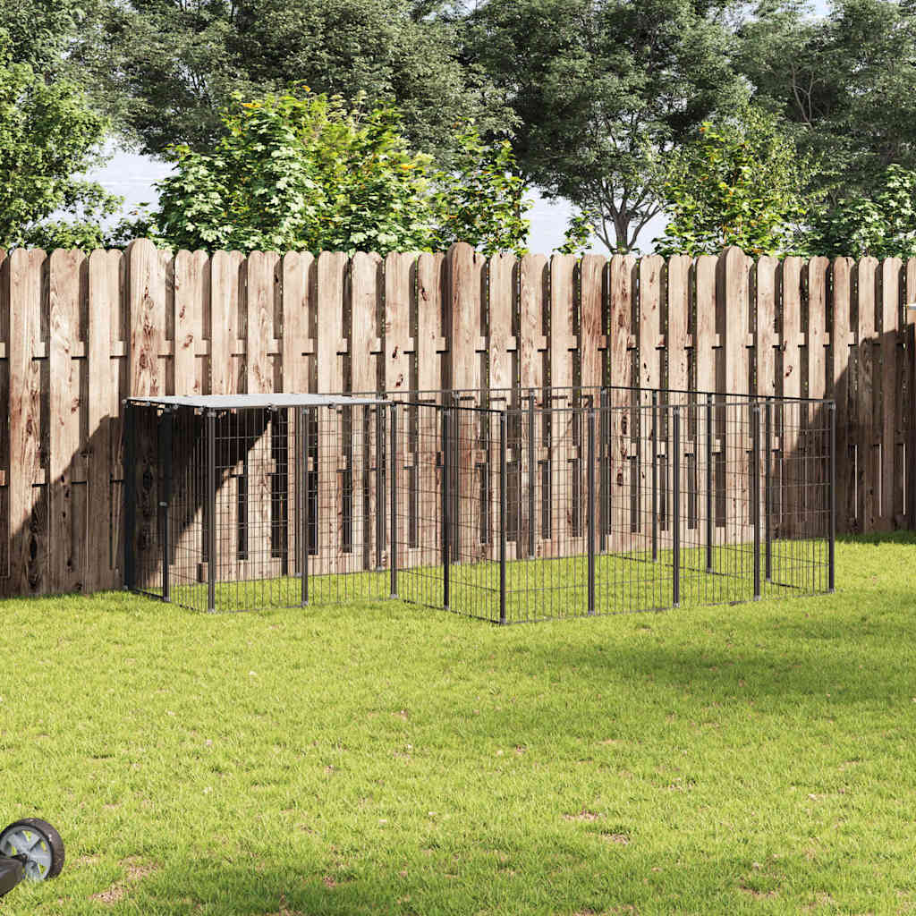 Perrera Negra 6,05 M² Acero_1