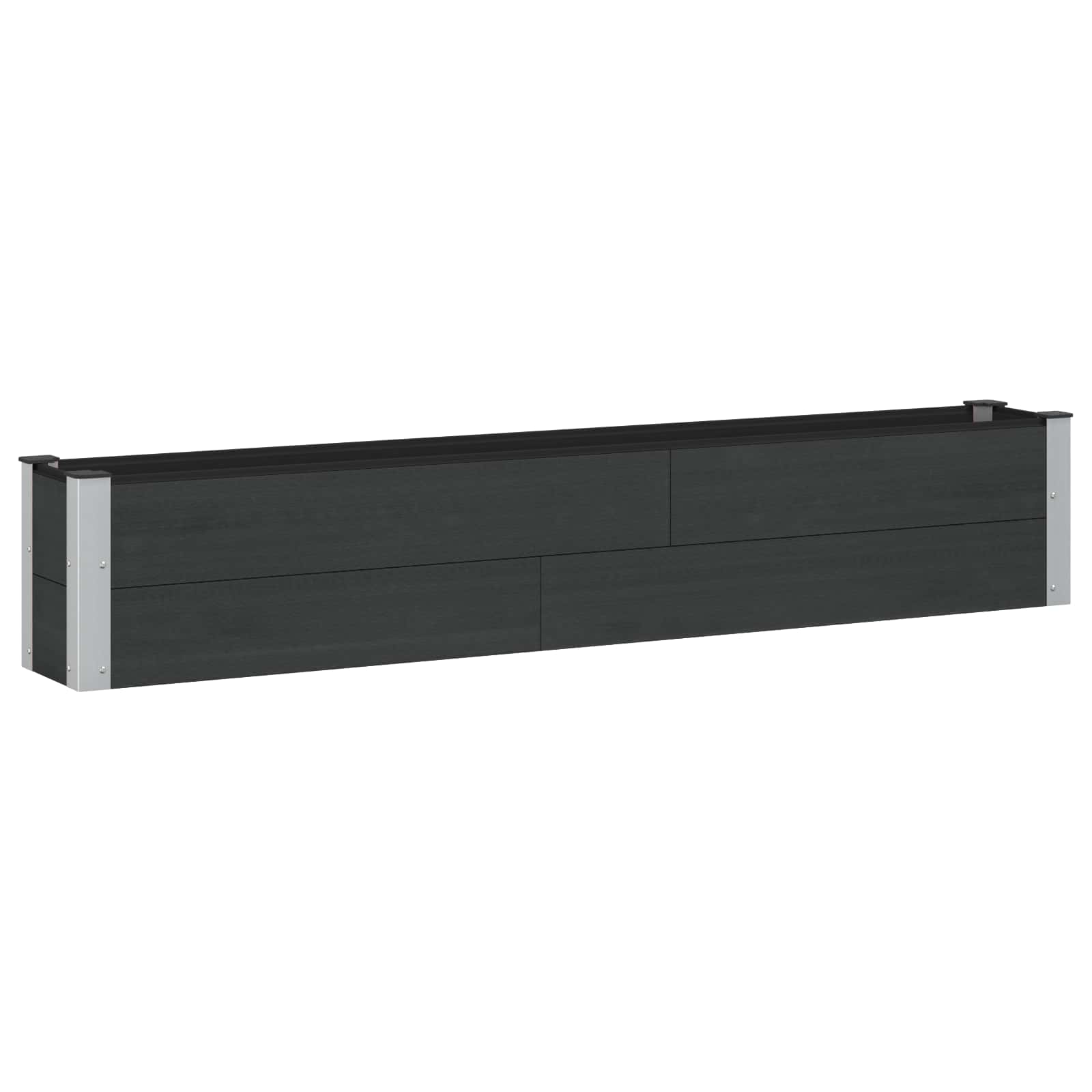 Arriate Elevado Negro 200 X 30 X 36 Cm_0