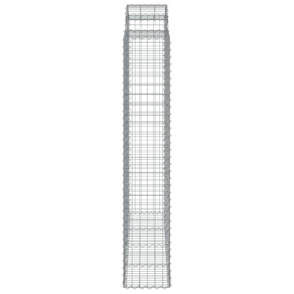 Cestas De Gaviones 5 Uds Forma De Arco Hierro 200x50x220/240 Cm_4
