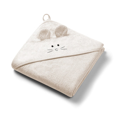 Capa De Baño Bamboo Xl Para Bebés Conejito Beige_0
