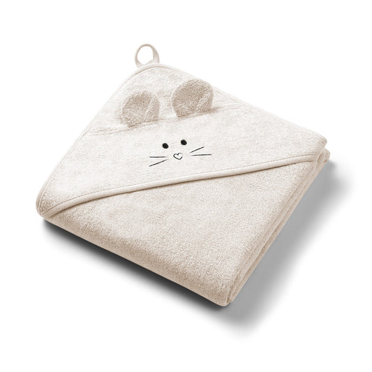 Capa De Baño Bamboo Xl Para Bebés Conejito Beige_0