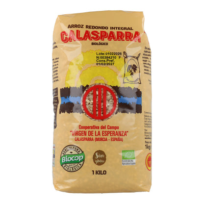 Arroz integral Calasparra Biocop 1Kg
