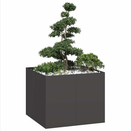 Jardinera Acero Negro 100x100x80 Cm_1
