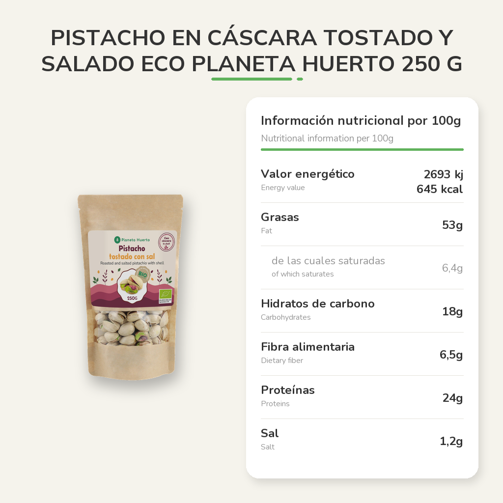 Información nutricional