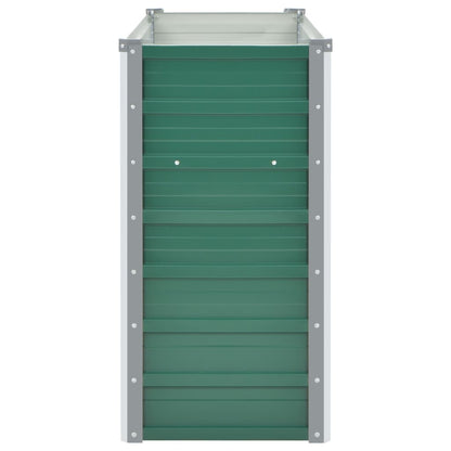 Arriate De Jardín De Acero Galvanizado Verde 160x40x77 Cm_4
