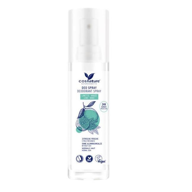 Desodorante spray menta & lima BIO Cosnatura 75 ml