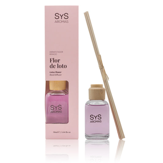 Ambientador Mikado de Flor de Loto Origins SYS Aromas 90 ml | Aroma Floral y Oriental | Relajante_0