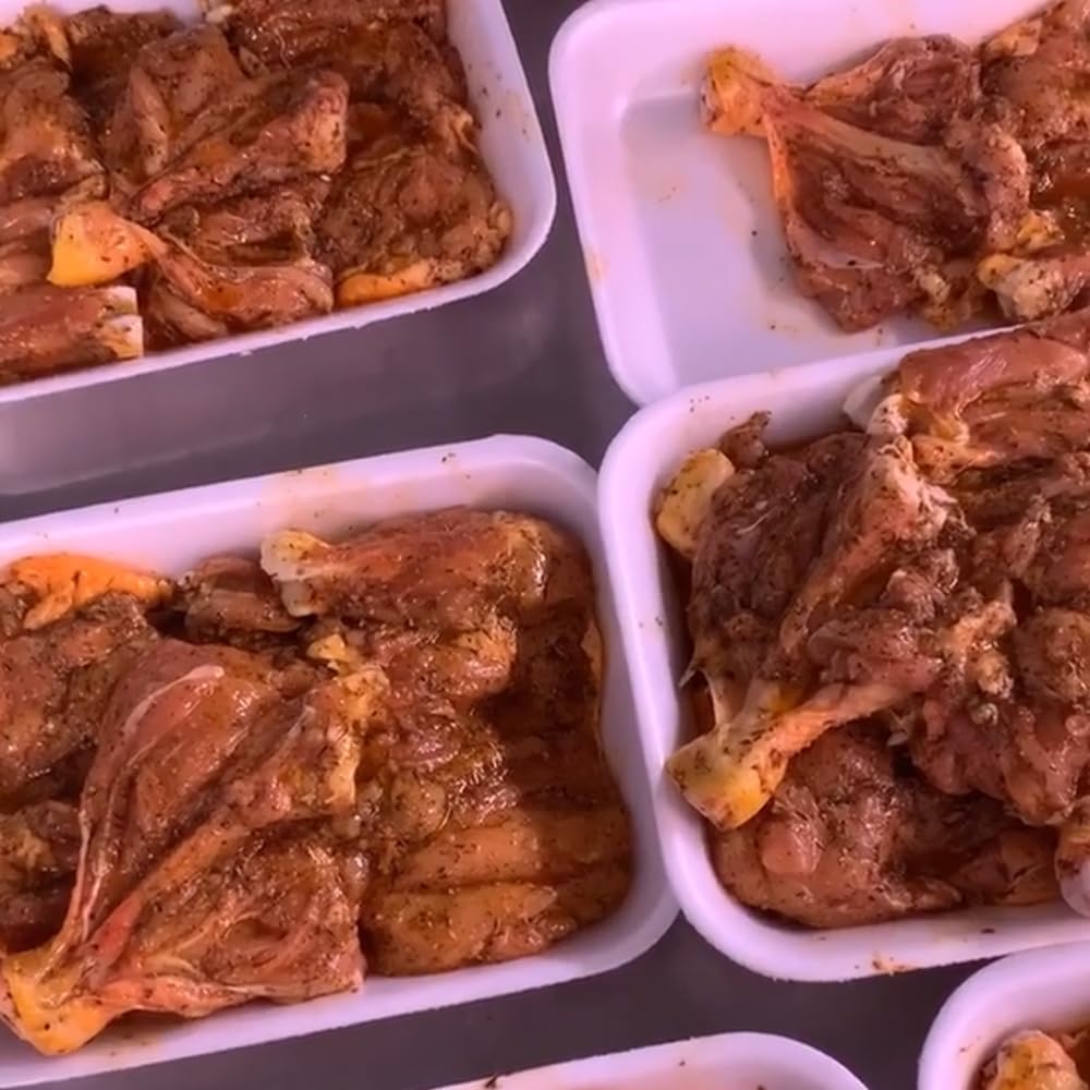 9 Bandejas Uso Alimentario Con Tapa: 1,2l Sin Bpa's (21,3 X 15,7 X 6,3cm) - Cocinas, Restaurantes, Carnicerías, Catering_5