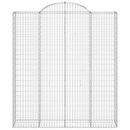 Cestas De Gaviones 13 Uds Forma De Arco Hierro 200x50x220/240cm_3