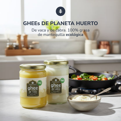 Ghee mantequilla clarificada de cabra ECO Planeta Huerto 500 g