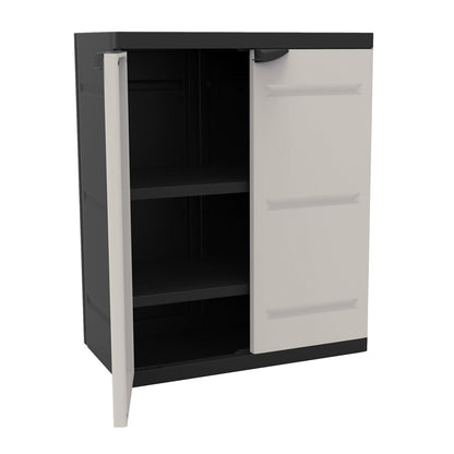 Medio Armario 70 cm Titanium Plastiken Negro