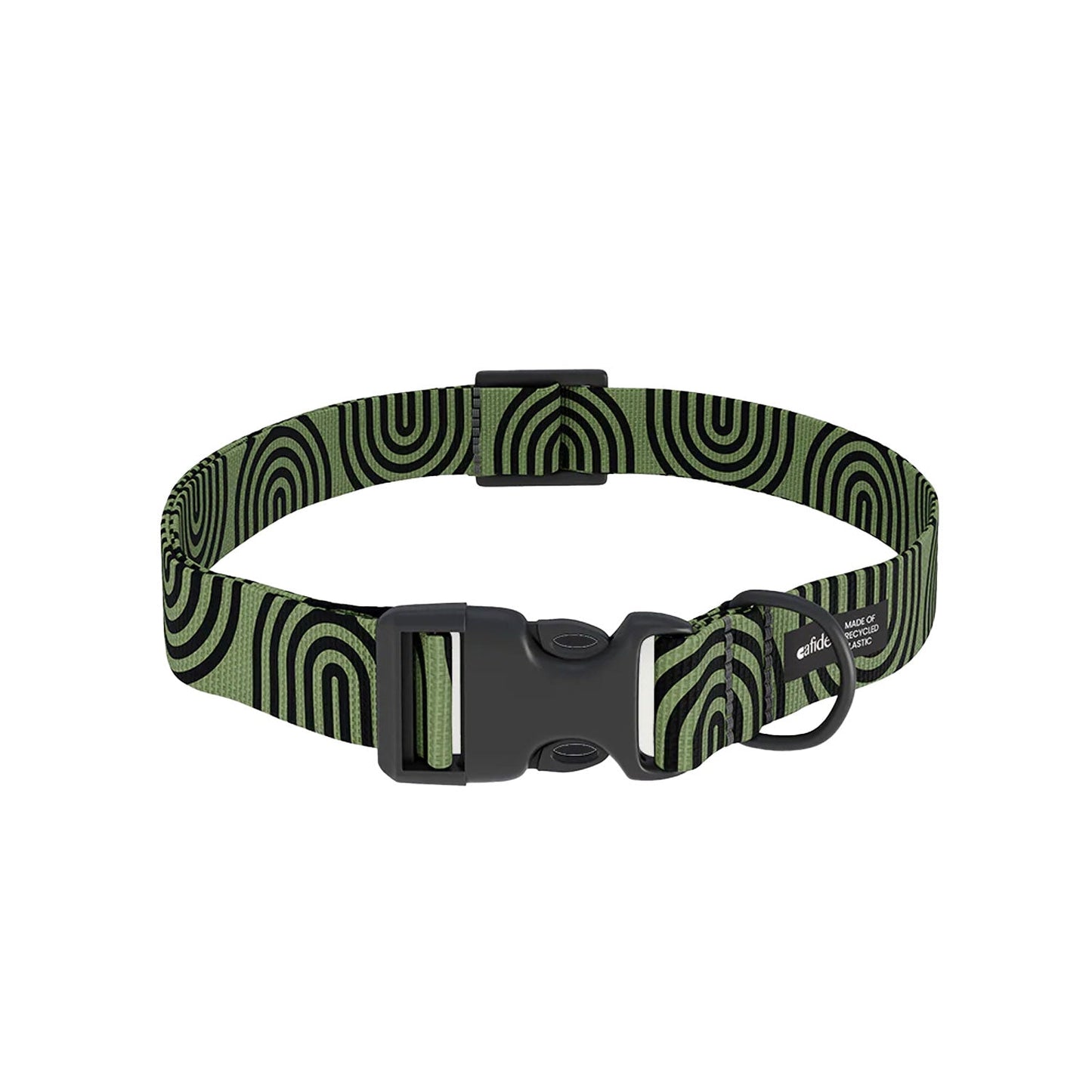 Cafide Collar De Material Pet Reciclado Verde. Modelo Juno._0