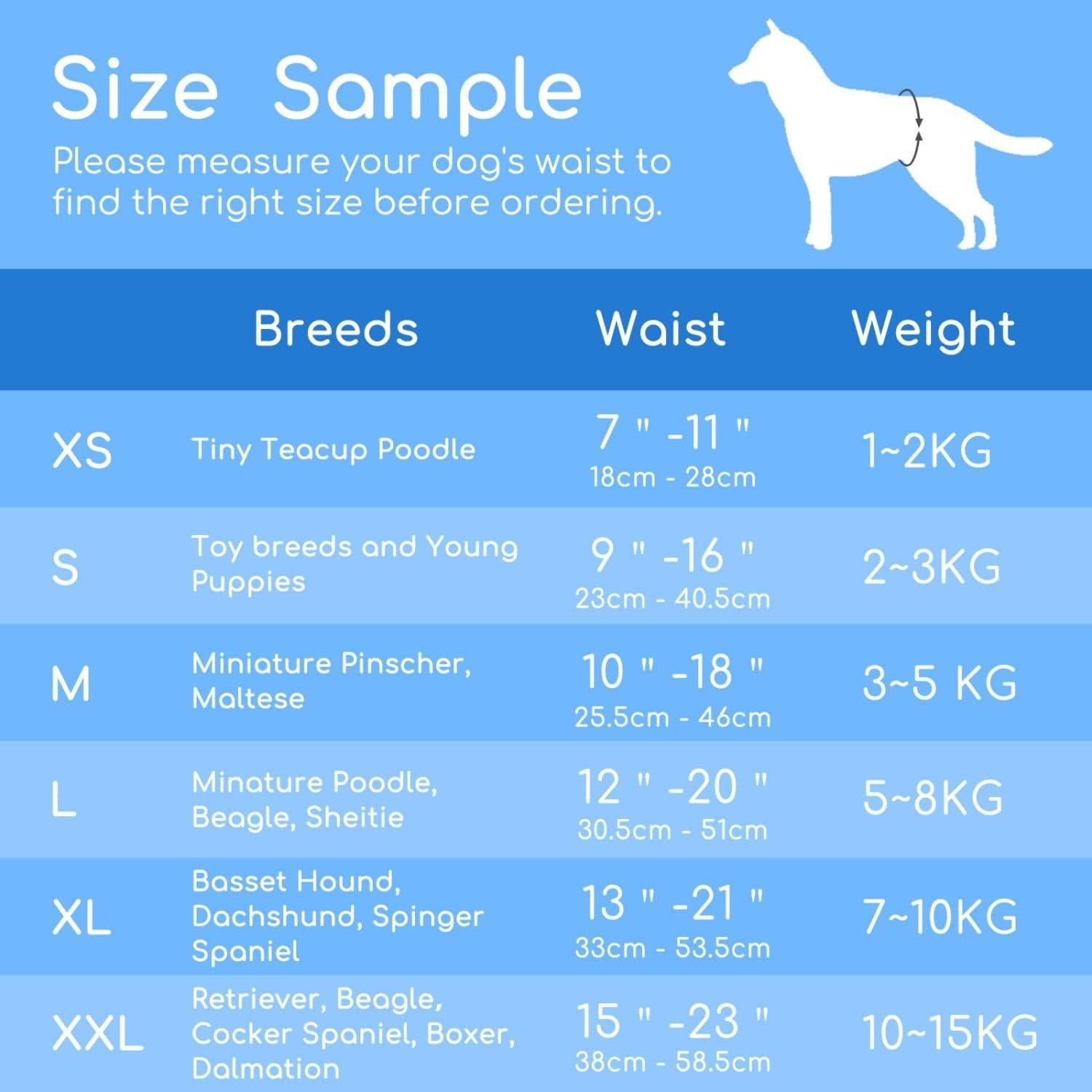 Pañales para perro Hembra XXL Nobleza 12 ud