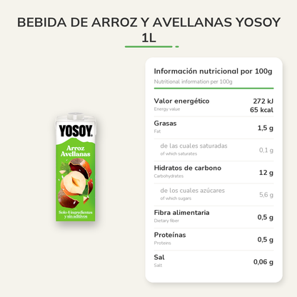 Información nutricional