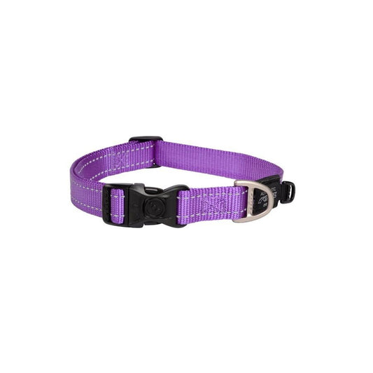 Collar Para Perro, Modelo Classic De Rogz Color Lila. Talla S (8-14kg)_0