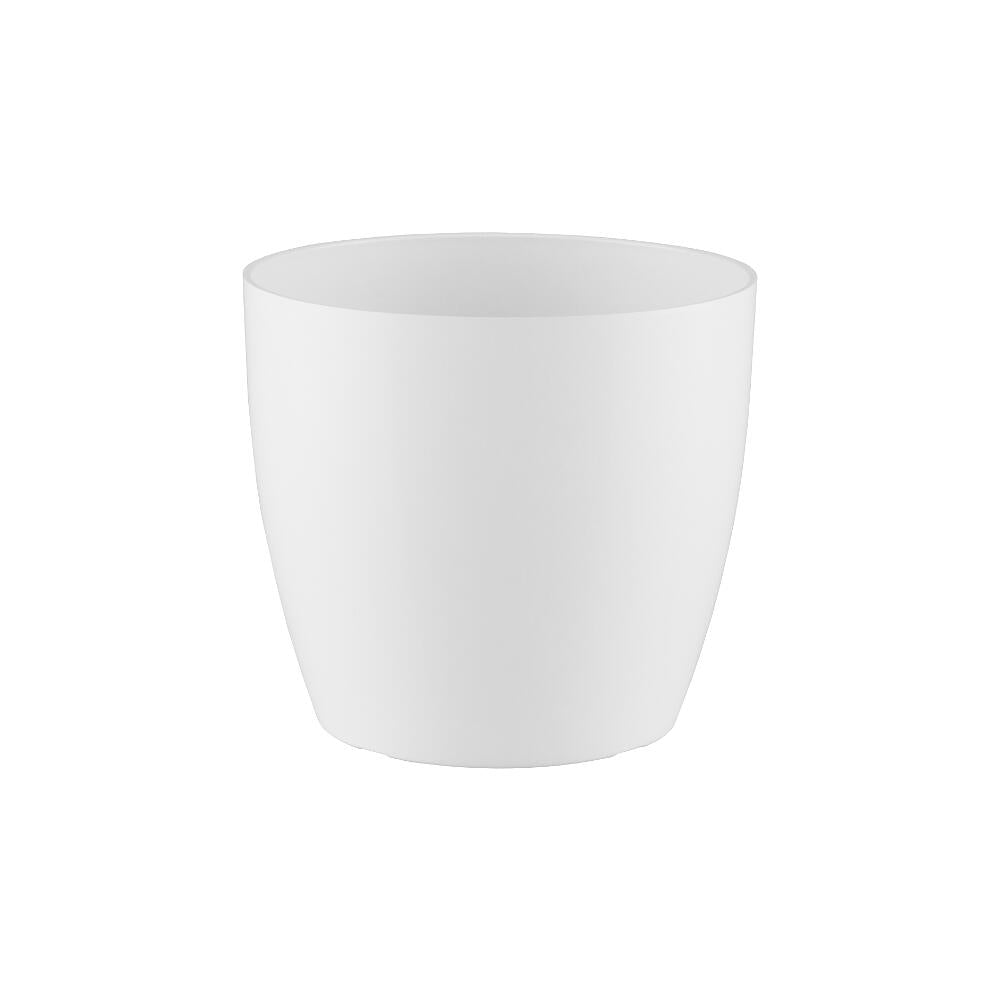 Artevasi Macetero Remo De Plastico Blanco 14cm_0