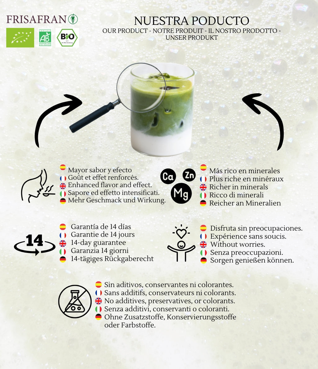 Matcha Latte Ecológico En Polvo | Calidad | Frisafran 50 G_2