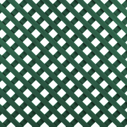 Pack Instalación Vertical 2 Celosías Pvc 18 Mm Verde Con Perfiles Y Unión 1x2 M_4
