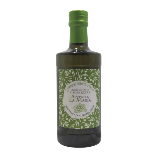 Aceite De Oliva Virgen Extra Macerado A La Albahaca 50 Cl Cristal_0