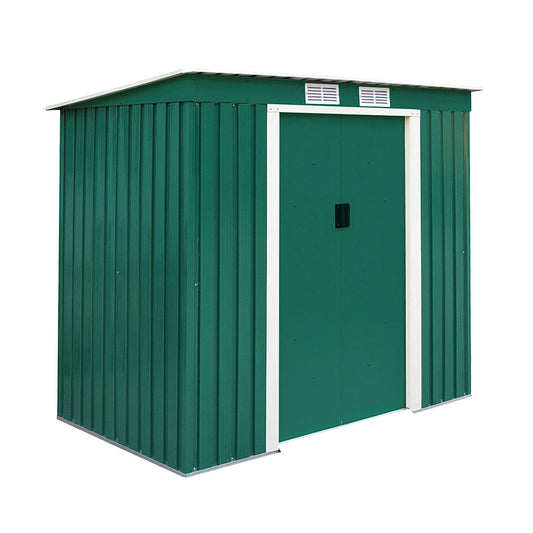 Caseta Metálica Estándar Verde Para Exterior E Interior 2,13x1,73x1,3 M / Multicolor_0