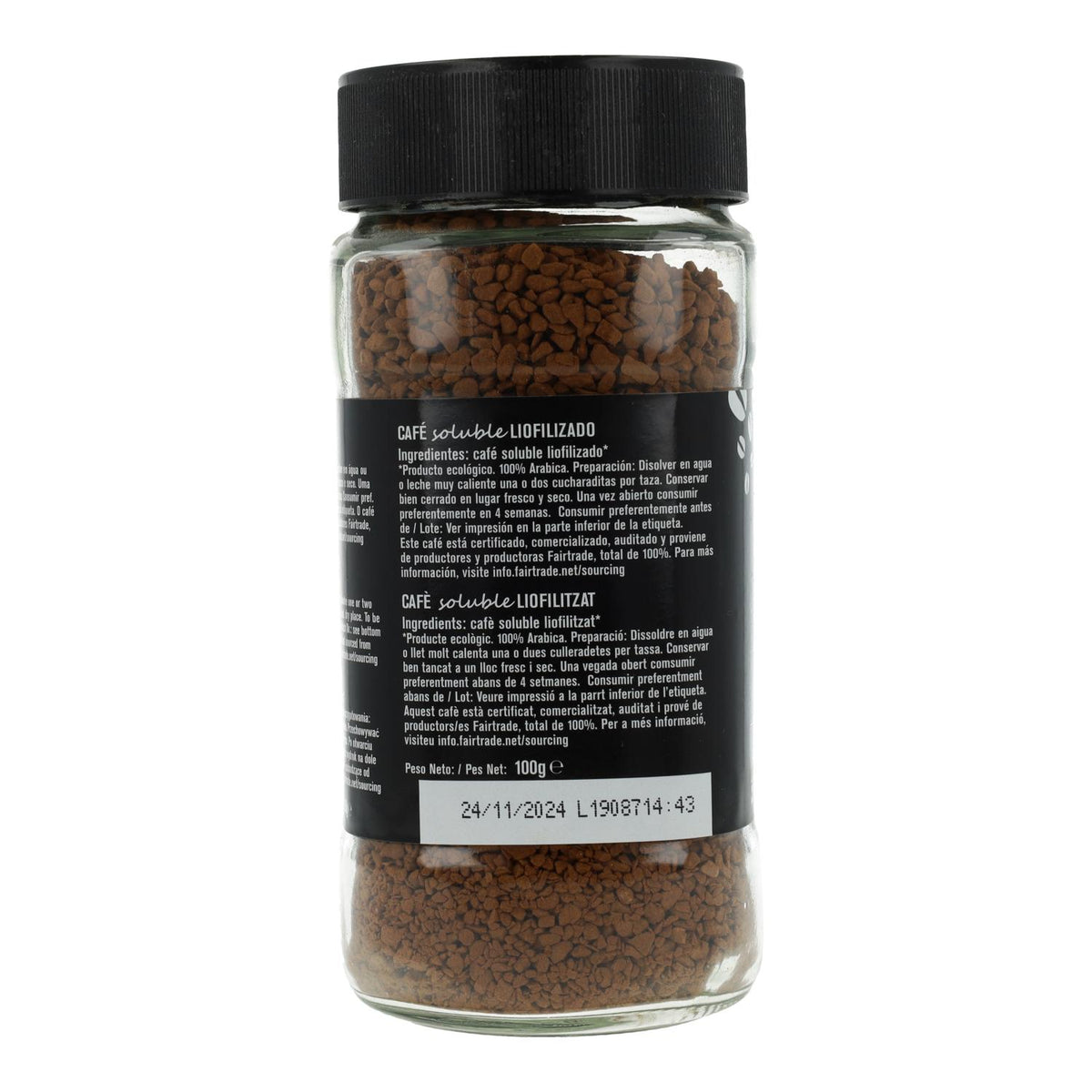Café soluble Liofilizado Bio Alternativa 100g