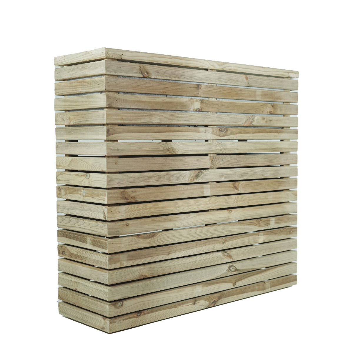 Jardinera Luxe Torre De Madera Tratada Vidahuerto 100x30x90 Cm._0