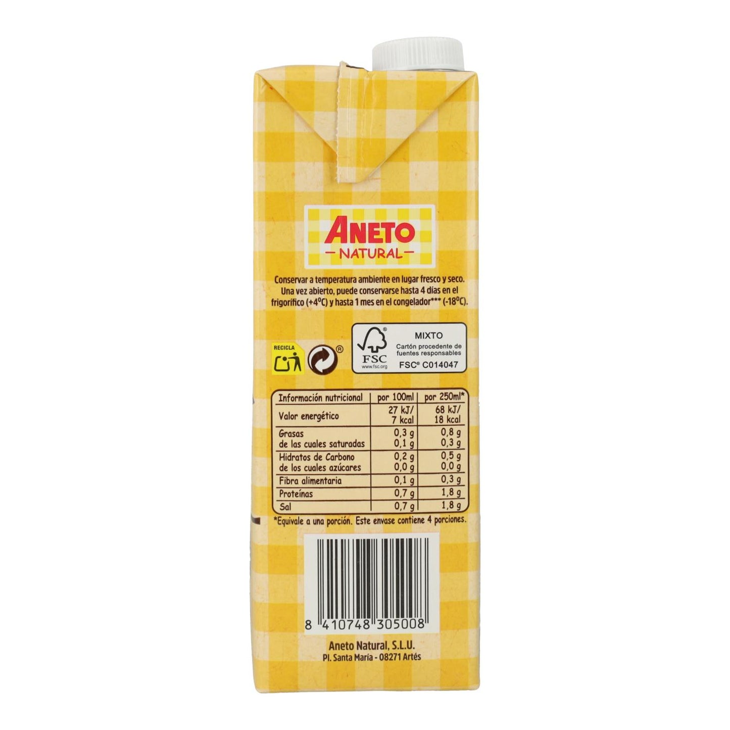 Pack 2x Caldo de Pollo Bio Aneto 1L