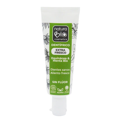 Dentifrico extra fresco 25 mlEquinacea &amp; Menta Bio Sin Fluor NaturaBIO