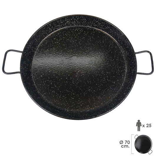 Paellera Valenciana Esmaltada 25personas/ 70 cm_0