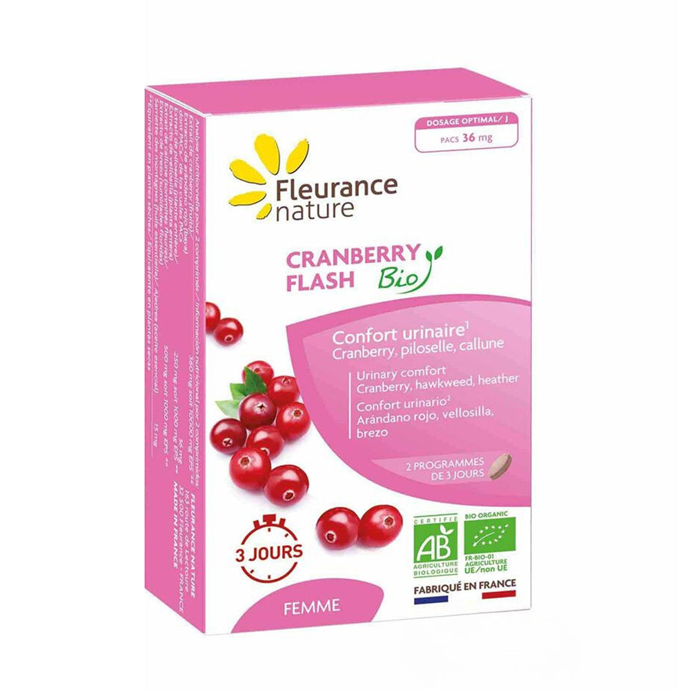 Cranberry Flash Eco Fleurance Nature 14 Comprimidos_0