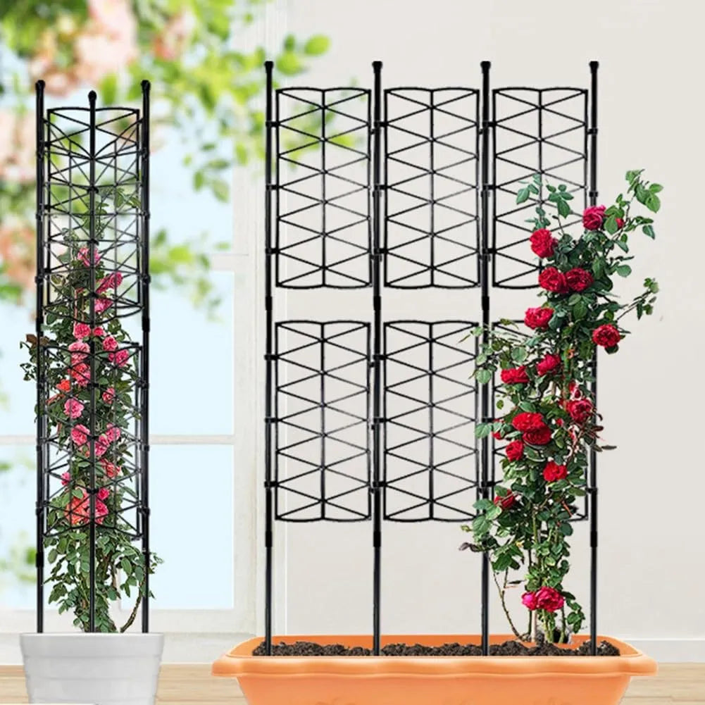 Enrejado Trepadoras 46x125cm Metal Negro | Nyana Garden_1