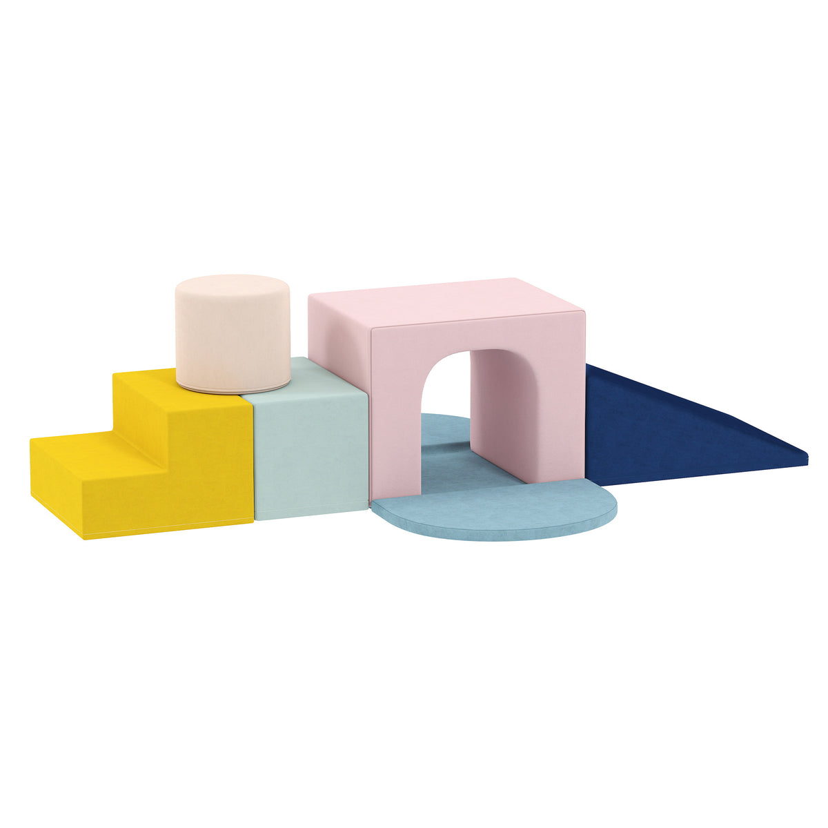 Bloques De Espuma Aiyaplay Terciopelo Multicolor 51x40x40 Cm 3d0-033v01mx_0