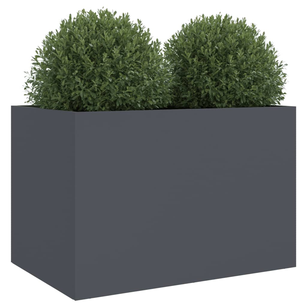 Jardinera Acero Gris Antracita 62x40x39 Cm_3