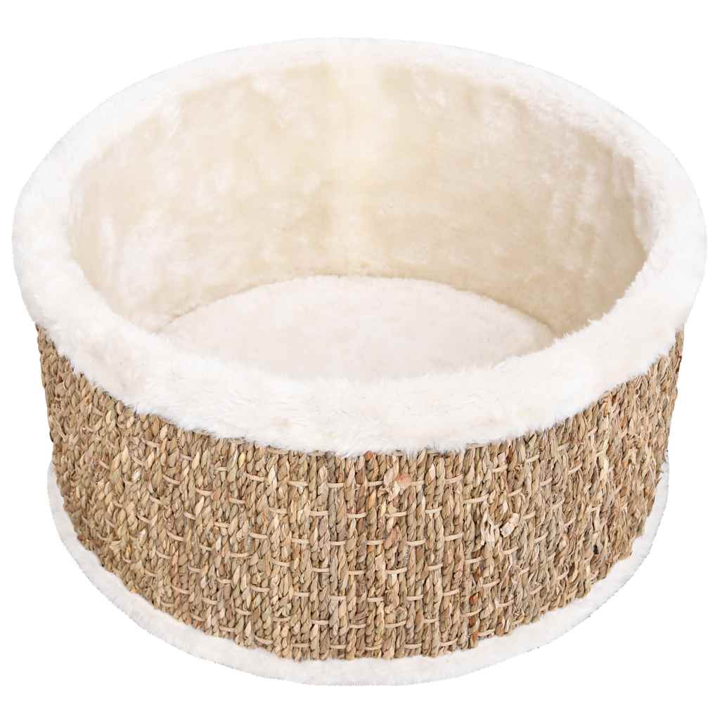 Cesta Redonda Para Gatos 36 Cm Hierba Marina_0