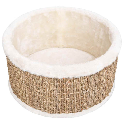 Cesta Redonda Para Gatos 36 Cm Hierba Marina_0